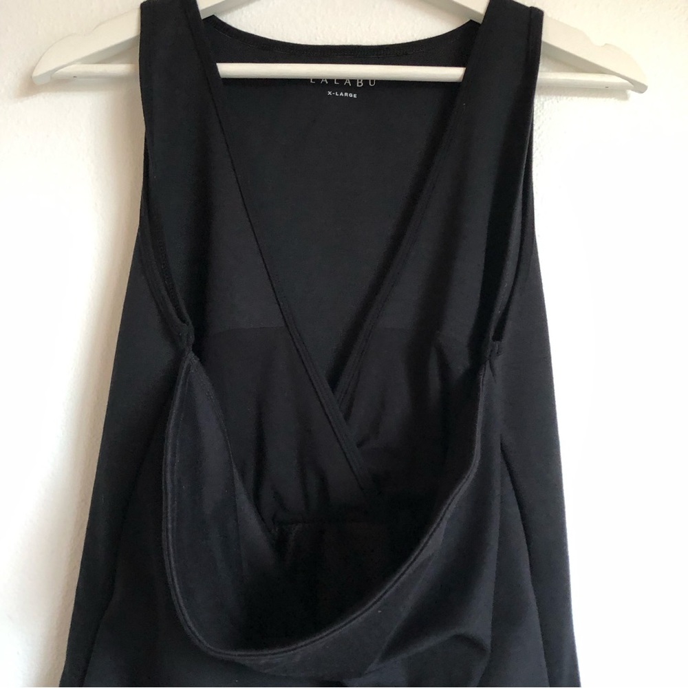 Lalabu Soothe Shirt Sleeveless Top | Black Size Medium - Picture 3 of 10